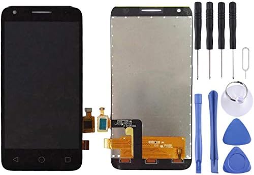 YANGJIE En Stock, Repuestos LCD Screen and Digitizer Full Assembly for Alcatel One Touch Pixi 3 4.5/4027 (Black) (Color : Black)