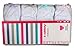 Buyless Fashion Girls Panties White Soft Cotton Briefs Underwear with Colored Trim 4 Pack - BW14-GW-13-14