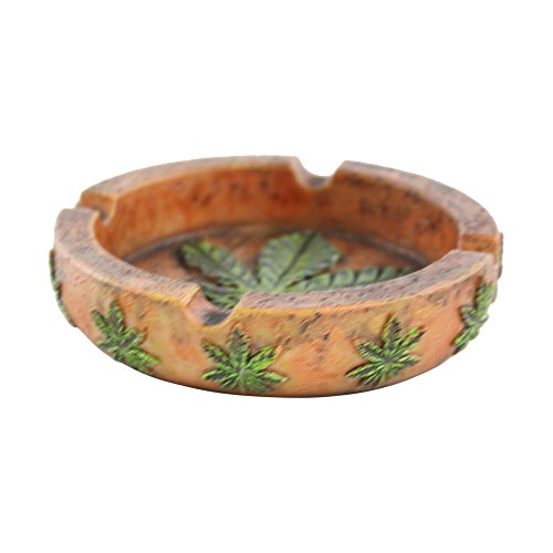 Marijuana Pot Leaf Weed Ashtray Cigar Ash tray Home Garden Smoking