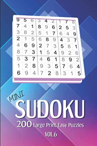 amazon beginner sudoku books for adults 200 large print easy sudoku puzzles mini sudoku books for adults 4x6 inches size all easy sudoku puzzle books smart brain games