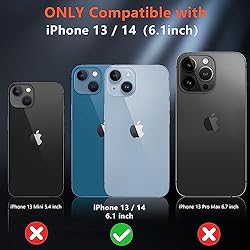 SPIDERCASE Designed for iPhone 13 Case, with [2 Pcs
