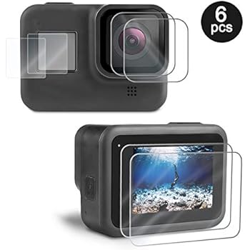 Amazon Com Kupton Screen Protector For Gopro Hero 8 Black 6 Pcs