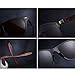 MAXJULI Mens Womens Fashion Wood Bamboo Printed Wrap 52MM Sunglasses 4195WN