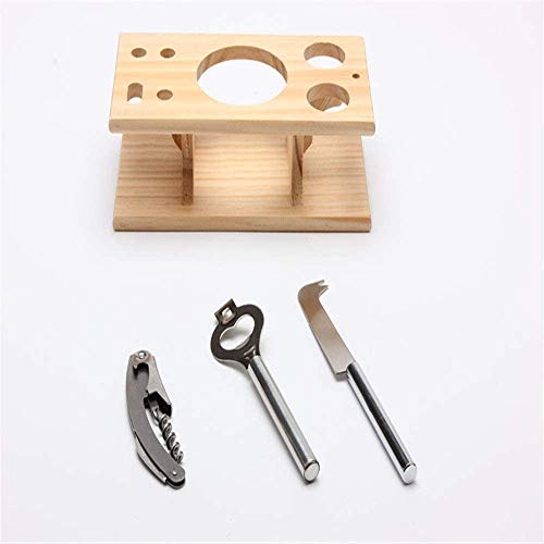 LKNJLL Barkeeper Kit mit stilvollem Bambusstandplatz, 9 Stück Cocktail Shaker Set for Mixed Drink, professionelle… – Bild 7