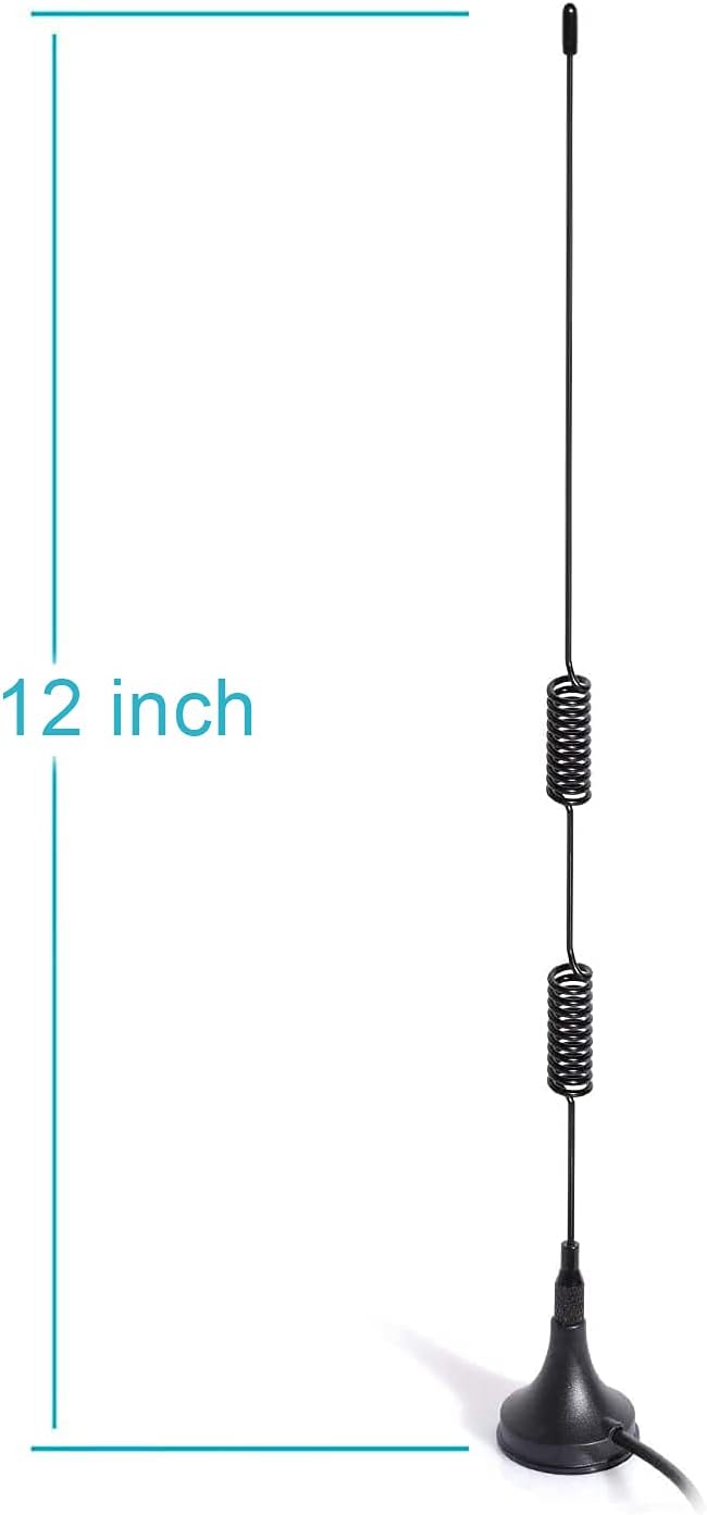 Bingfu Dual Band VHF UHF 136-174MHz 400-470MHz Ham Radio Antenna Handheld Two Way Radio Magnetic Base SMA Male Antenna for Ham Radio Walkie Talkie Icom Yaesu Vertex Standard Horizon Marine VHF Radio: Home Audio & Theater