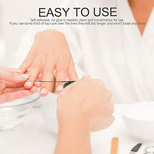32 Colors Nail Striping Tape Line, FANDAMEI Multicolor Rolls Striping Tape Line Nail Art Decoration Sticker DIY Nail Tip
