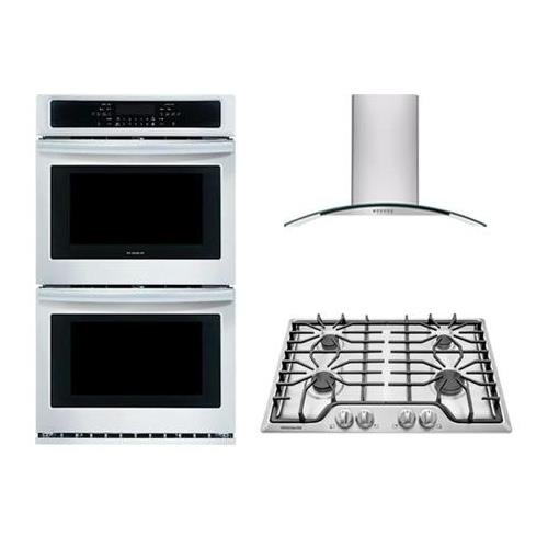 Frigidaire 3Piece Kitchen Package With FFGC3026SS 30" Gas Cooktop