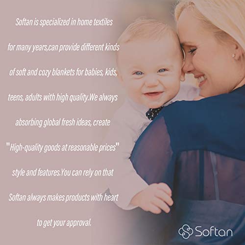 Softan Baby Monthly Milestone Blanket Girl Boy | Soft Photography Background Growth Blanket with Bonus Floral Wreath | Baby Month Blanket | Newborn Girls Boys Photo Prop | Baby Shower Gift - Thumbnail 4