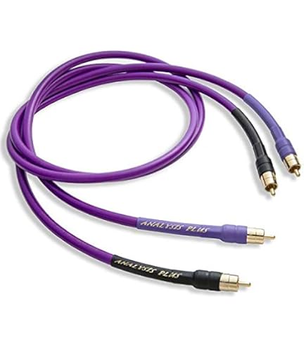 Amazon.com: Analysis Plus Oval One Audio Interconnect Cables RCA