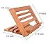 Book Stand Holder YUMU Adjustable American Beech Reading Stand Book Rest Ipad Stand Desk Organizer for Office Home MY1008