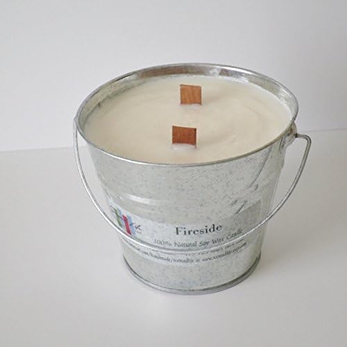 Fireside and Campfire scented 100% Natural Soy Wax Candle