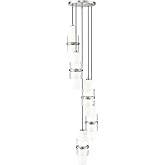 Z-Lite 1946P-5R-BN Cayden Chandelier, 5-Light 300 Total Watts, Brushed Nickel