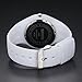 INWET Unisex Women's or Men's Quartz Watch,White Simple Dial,Soft Silicone Strap