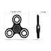 Tri Fidget Hand Spinner Toy Stress Reducer Ultra Durable High Speed Ceramic Bearing Fidget Finger Toy Guarantee 1 Min Spin Time Perfect for ADD ADHD Anxiety Autism And Stress Relief (BLACK)