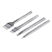 3mm Lacing Stitching Chisel Set Hole Punch Tool 1+2+4+6 Prong Diamond Hand Working Hole DIY