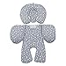 JYOKO Kids Reducer Cushion Infant Head & Baby Body Support Antiallergic 100% Cotton (Head, Body and Back Support, White Star) 3 Parts