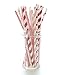 Valentines Day Party Paper Straws | 25 Pack | Red and Pink Premium Paper Straws | Party Supplies and Decor