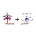 OUBAO 2017 Flying Fairy Doll + RC Flying Helicopter Ball Hand Infrared Induction Control Dolls Child Fly Toy Gift