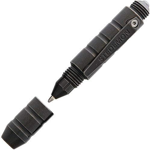 Stedemon Mini Titanium Tactical Pen for Self-defence - Glass Breaker - Full Titanium - with Refill - P01