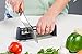Kitchen Knife Sharpener by Crynson | Sturdy Stainless Steel Sharpening Tool for all types of Knifes