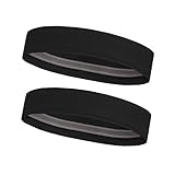 Sport Headband Sweatband/ Athletic Headbands with Stretch Silicone Strip for Tennis,Running,Working Out and Yoga Fits to Men and Women