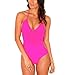 Hanson V28 Padded One Piece Fringed Swimsuit Swimwear Monokini