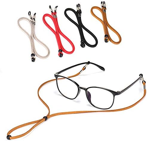 4PCS Premium Leather Eyeglass Straps