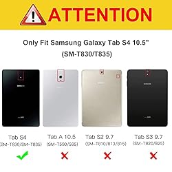 YBFJCE Case for Samsung Galaxy Tab S4 10.5", Slim