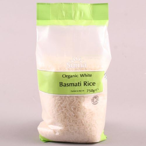 Suma Prepacks Organic White Basmati Rice - 750g