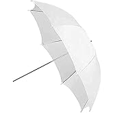 Fotodiox Premium Grade Studio Umbrella - 33" Shoot Through Translucent Neutral White