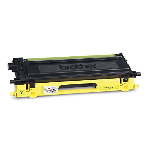 Brother TN135Y Cartuccia Toner, 4000 Pagine Stampate, Standard, Giallo
