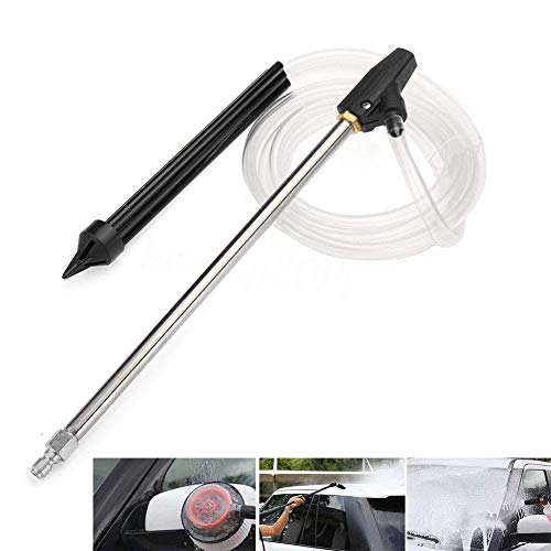 COPYLOVE Sand Wet Blasting Washer, High Pressure Washer Accessories Sandblasting Device Kit 1/4 High Pressure Accessories Easy to Carry and Use