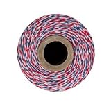 Bakers Twine - 240 Yards (Airmail - Red Blue White)
