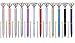 Crystal Diamond Pen 12PCS Crystal Diamond Pen Bling Bling Metal Ballpoint Pen for School Office 12 Different Colors with 12 Pack 3.2'' Ballpoint Pen Refills (12 Crystal Diamond Pen)