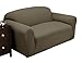 Stretch Sensations, Newport Loveseat Slipcover, Regular Loveseats, Perfect Chair Protection, Comfortable Easy Stretch Fabric (Sage)