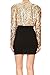 Anna-Kaci Womens Shiny Sequin Long Sleeve Glitter Cropped Blazer Bolero Shrug, Gold, Small