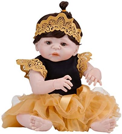 ALIKEEY Educational Toys for Kids, Lifelike Baby Doll 55cm Newborn Doll Kids Girl Playmate Birthday Gift