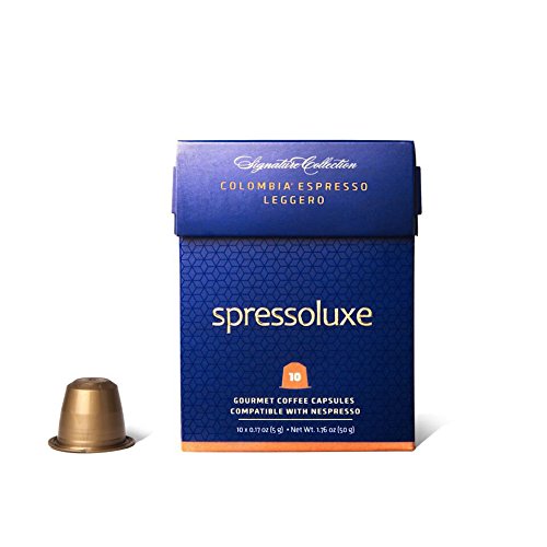 SpressoLuxe Nespresso Compatible Gourmet Coffee Capsules, Colombia