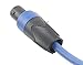 Devinal Professional SpeakOn Speaker Adapter Connectors 4 Pole Plug Twist Lock Compatible with Neutrik Speakon NA4LJ, NA4LJX, NL4MP, NL4MPR, NL4FC, NL4FX, NL4 Series, Speak-On- 4 Pack