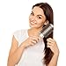 BANGMENG Round Brush Blow Out with Boar Bristles, Nano Thermal Ceramic Ionic Round Hair Brush for Women Blow Drying, Enhance Texture for Styling (1.75 Inch Barrel, 2.9 Inch with Bristle)