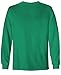 Joe's USA Youth Long Sleeve Cotton T-Shirt-Kelly-M