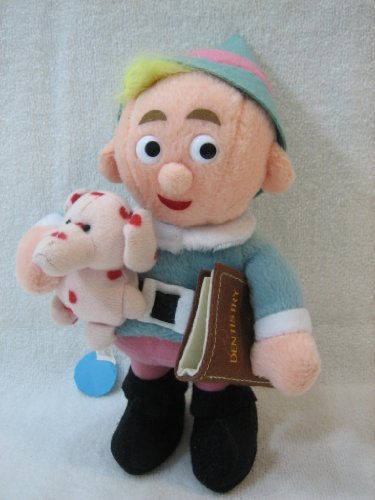 Rudolph the Red Nosed Reindeer Hermey the Elf with Misfit Elephant and Dentist Book Stuffed Plush Bean