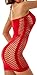 ADOREJOY Womens Lingerie Bodysuit Chemise Teddy Naughty Babydoll Nighty(Red,2XL)