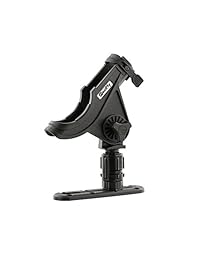 Scotty # 282 bk Baitcaster Rod Holder w   Gearhead & Track (Negro)