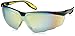 UVEX by Honeywell S3523 Genesis X2 Safety Eyewear, Black and Yellow Frame, Gold Mirror Ultra-Dura Hardcoat Lens
