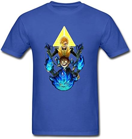 Gravity Falls Dipper Bill Cipher Devil KingDeng Funny Royal blue Men T-Shirt Large