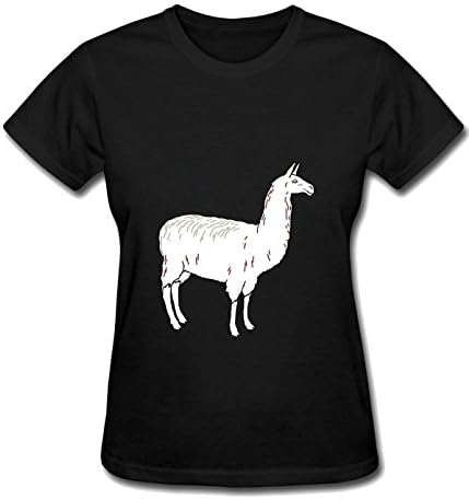Orchard Plazza Women's About My Cool Llamas custom tee shirt black