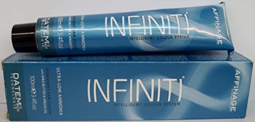 Infiniti by Affinage - Intelligent Colour System - Ultra-Low Ammonia Series Enriched with Shea Butter and Argan Oil - 3.4 Fl. Oz. Tube - Shade Selection: 7.0 - Medium Blonde
