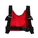 EPLAZA Bat-Like Toddler Harnesses with Leashes Anti Lost Wrist Link Wristband for 1.5 to 3 Years Kids Girls Boys Safety (Cotton red)