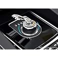 DEFTEN JG-LB42 3D Gear Metal Luxury Shift Knob Ring Cover Emblem Badge Fit for Jaguar F-Pace XF XJ XE